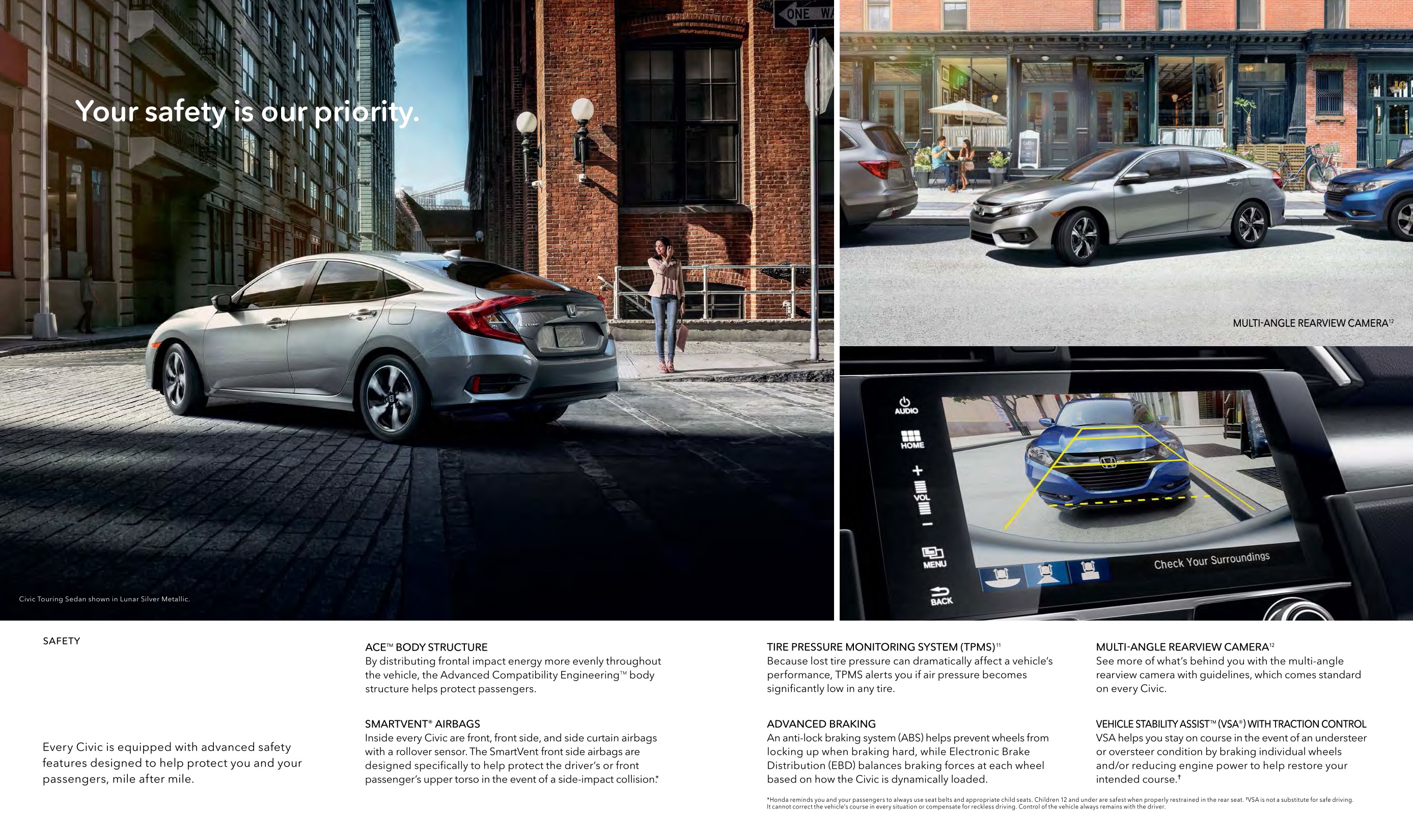 2016 Honda Civic Brochure Page 1
